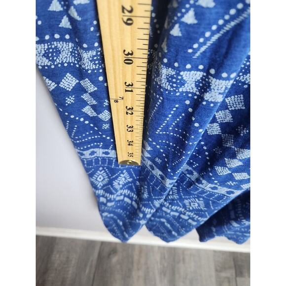 Fatface printed Midi Dress us sz 10 cotton eco natural beachy boho vacation - Picture 8 of 8